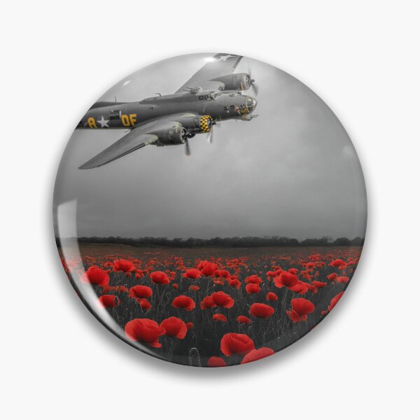 Item preview, B17 Flying Fortress Poppies designed and sold by Airpower Art.
