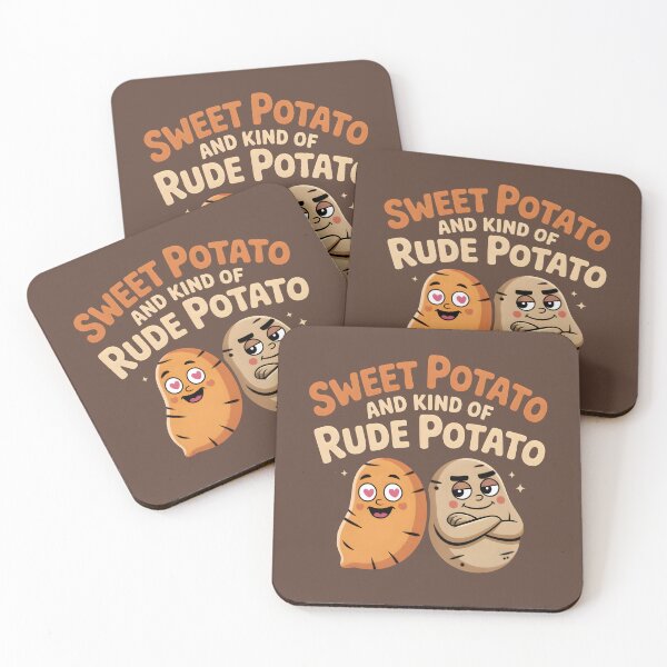 Item preview, Sweet Potato And Kind Of Rude Potato - Funny Thanksgiving Gift  designed and sold by LovelyEvaDesign.