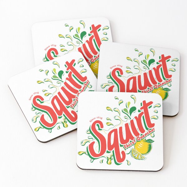 Item preview, Vintage Squirt Soda Logo Retro Design designed and sold by colorsofpixel.