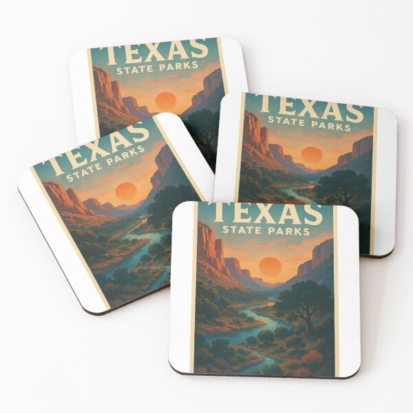 Item preview, Texas State Parks River Canyon Sunset View designed and sold by Aryabek.