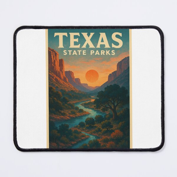 Item preview, Texas State Parks River Canyon Sunset View designed and sold by Aryabek.