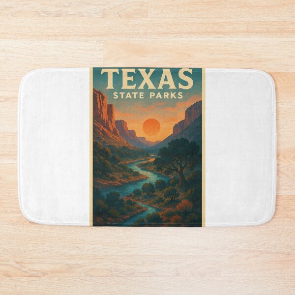 Item preview, Texas State Parks River Canyon Sunset View designed and sold by Aryabek.