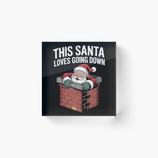 Item preview, This Santa Loves Going Down Funny Christmas  designed and sold by papertaless.