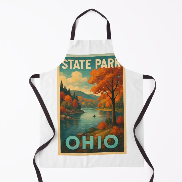Item preview, Ohio State Park Autumn Canoe and Mountain View designed and sold by Aryabek.