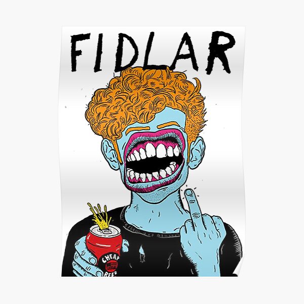 Fidlar punk rock band Poster