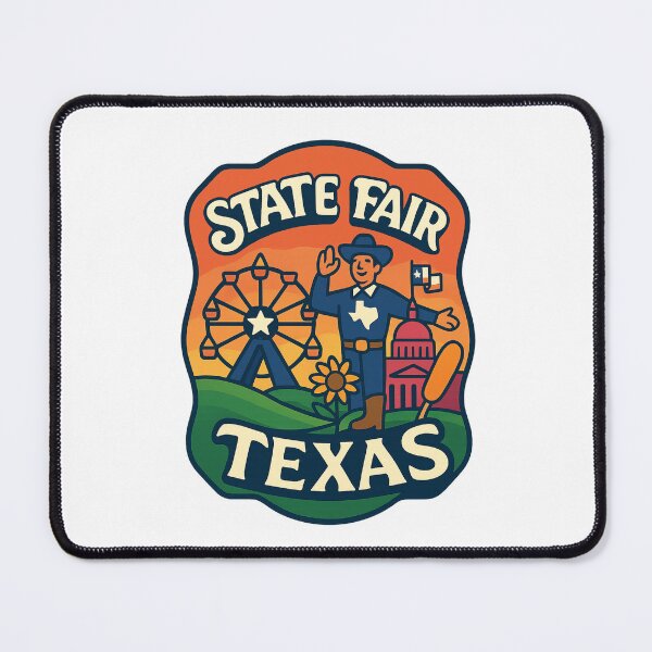 Item preview, State Fair of Texas with Big Tex and Texas Capitol designed and sold by Aryabek.