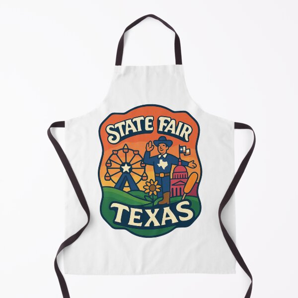 Item preview, State Fair of Texas with Big Tex and Texas Capitol designed and sold by Aryabek.