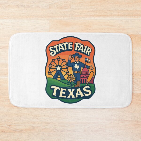 Item preview, State Fair of Texas with Big Tex and Texas Capitol designed and sold by Aryabek.