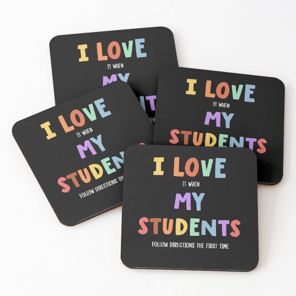 Item preview, Teacher Life Humor – I Love It When Students Follow Directions the First Time designed and sold by pookkudesign.