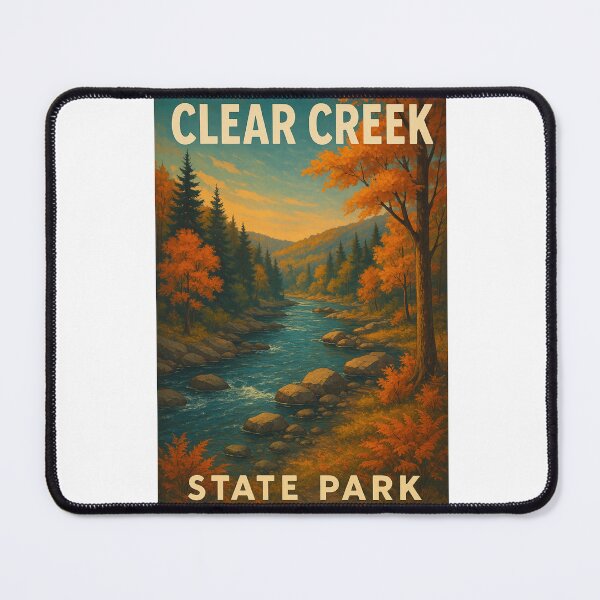 Item preview, Clear Creek State Park River Scene in Autumn Pennsylvania designed and sold by Aryabek.