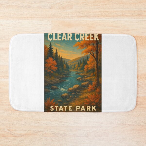 Item preview, Clear Creek State Park River Scene in Autumn Pennsylvania designed and sold by Aryabek.