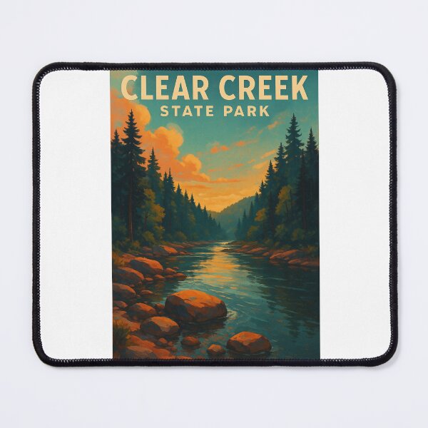 Item preview, Clear Creek State Park Sunset over River Pennsylvania designed and sold by Aryabek.