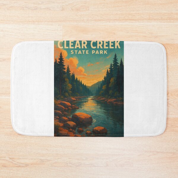Item preview, Clear Creek State Park Sunset over River Pennsylvania designed and sold by Aryabek.