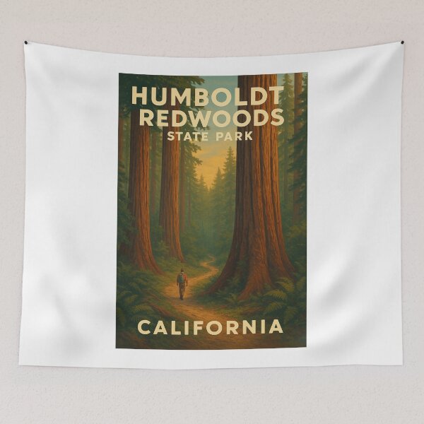 Item preview, Humboldt Redwoods State Park Trail and Giant Trees California designed and sold by Aryabek.