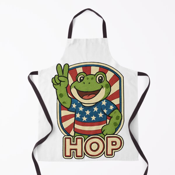 Item preview, Hop Patriotic Frog Funny Portland Frog Brigade Retro Vintage Design For Freedom Lovers And Animal Humor Fans designed and sold by ArtDesignTp.