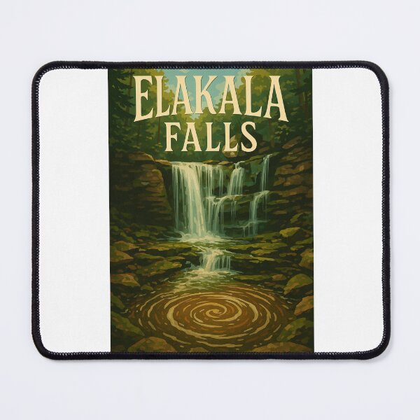 Item preview, Elakala Falls in Mossy Forest Blackwater Falls State Park designed and sold by Aryabek.