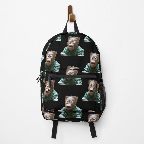 Item preview, Surprised and scared monkey meme Monkey Man designed and sold by NF Designs Studio DTF.