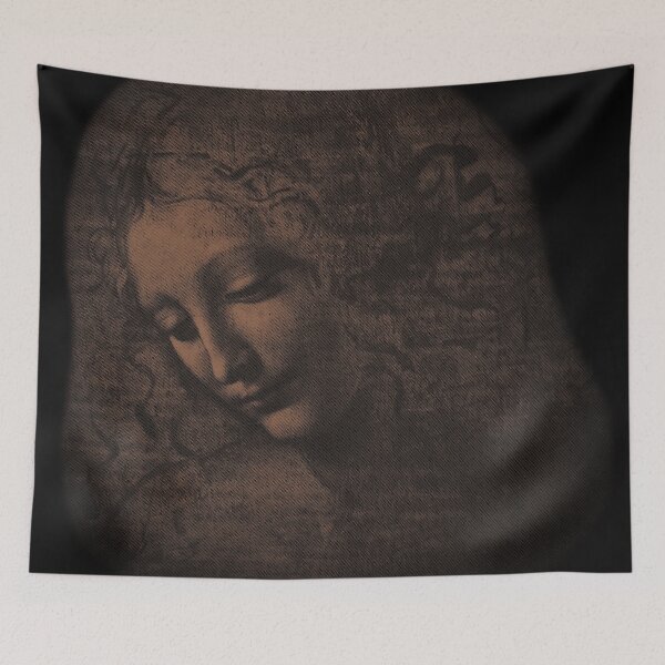 Item preview, La Scapigliata - Leonardo da Vinci's Enigmatic Renaissance Beauty: Timeless Portrait of Grace and Mystery  designed and sold by pelagio.