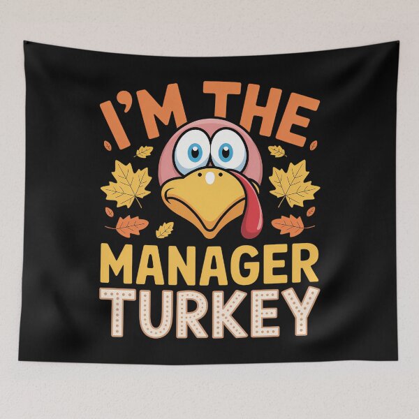 Item preview, Thanksgiving I'm The Manager Turkey Matching designed and sold by tabdejinti.
