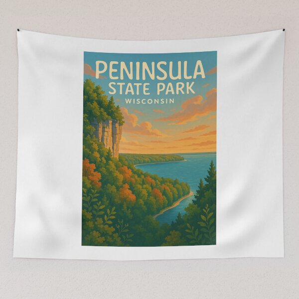 Item preview, Peninsula State Park Forest Overlook Door County Wisconsin designed and sold by Aryabek.