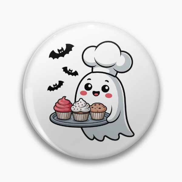 Artikelvorschau, Niedlicher Ghost Chef Baker Halloween Spooky Baking entworfen und verkauft von VENOM0RIOT.