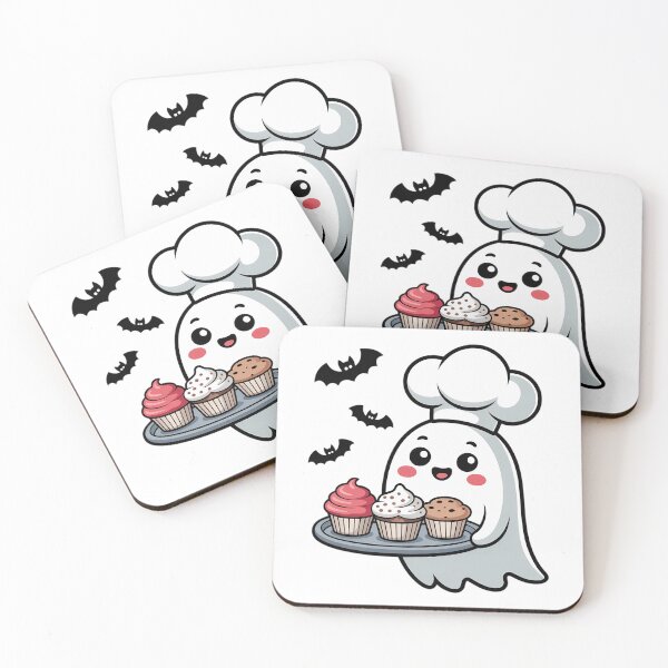 Item preview, Cute Ghost Chef Baker Halloween Spooky Baking designed and sold by VENOM0RIOT.