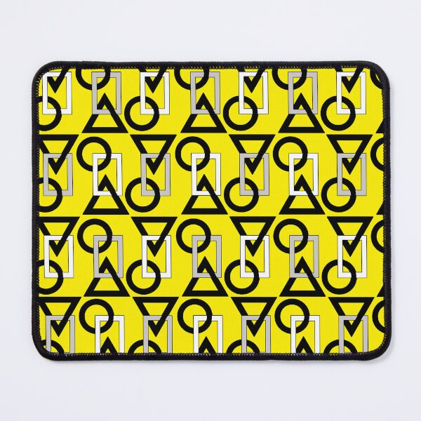 Item preview, Circle square triangle on yellow design designed and sold by TerenceLacey.