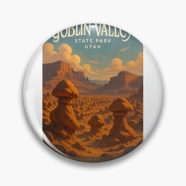 Item preview, Goblin Valley State Park Hoodoos at Sunset Utah designed and sold by Aryabek.