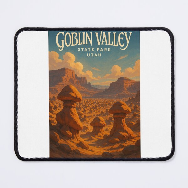 Item preview, Goblin Valley State Park Hoodoos at Sunset Utah designed and sold by Aryabek.