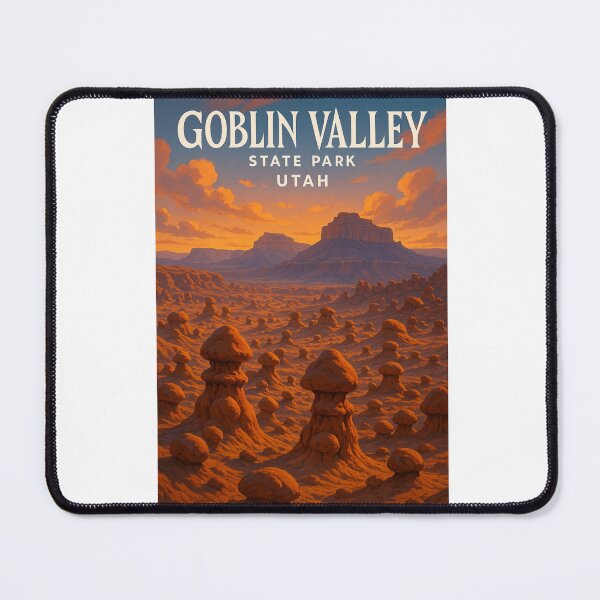 Item preview, Goblin Valley State Park Rock Formations Utah Desert designed and sold by Aryabek.