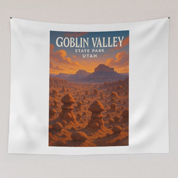 Item preview, Goblin Valley State Park Rock Formations Utah Desert designed and sold by Aryabek.
