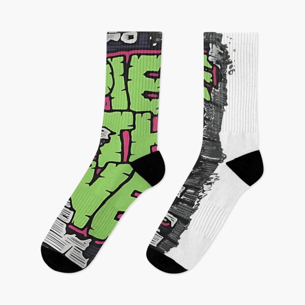 Item preview, Pierce The Veil Graffiti T-Shirt | Punk Rock Band Streetwear Tee | Neon Green Grunge Graphic Shirt designed and sold by ArtStoreChocoJ.