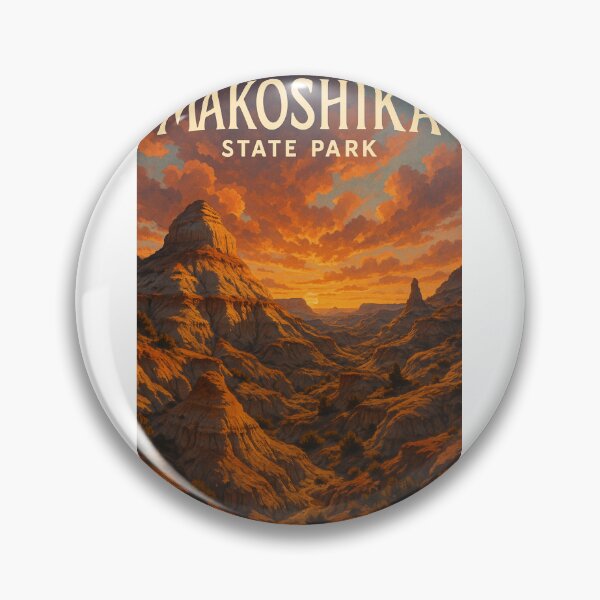 Item preview, Makoshika State Park Badlands at Sunset Montana designed and sold by Aryabek.