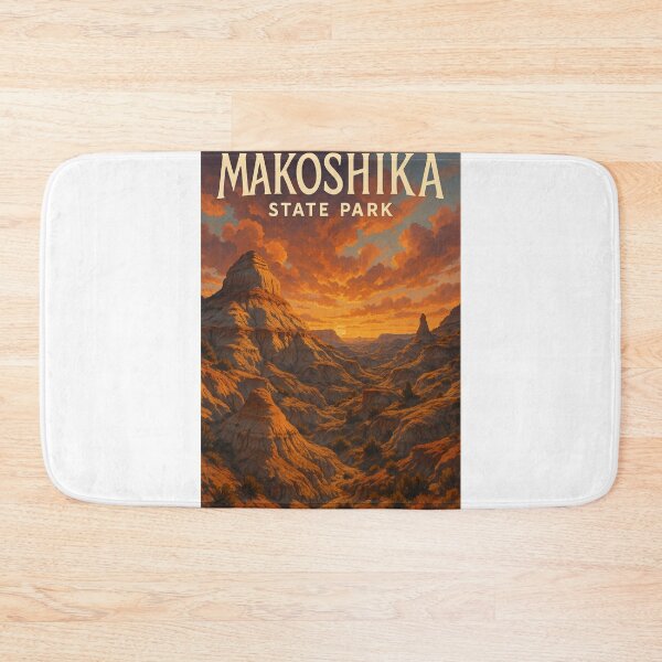 Item preview, Makoshika State Park Badlands at Sunset Montana designed and sold by Aryabek.