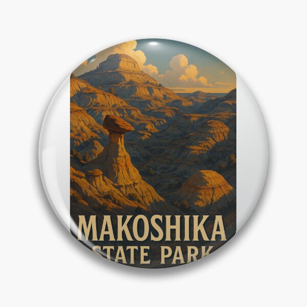 Item preview, Makoshika State Park Hoodoo and Buttes Montana designed and sold by Aryabek.