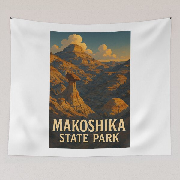 Item preview, Makoshika State Park Hoodoo and Buttes Montana designed and sold by Aryabek.
