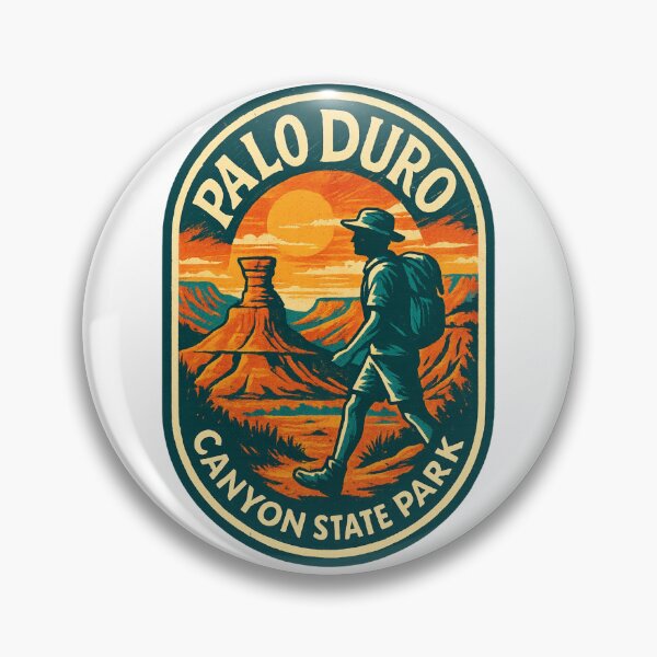 Item preview, Palo Duro Canyon State Park Hiking Sunset Scene Texas designed and sold by Aryabek.