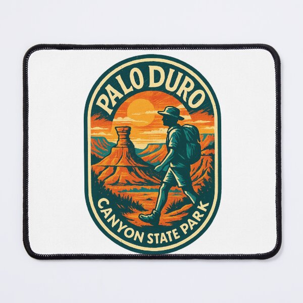 Item preview, Palo Duro Canyon State Park Hiking Sunset Scene Texas designed and sold by Aryabek.