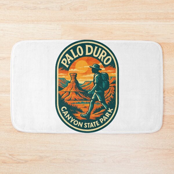 Item preview, Palo Duro Canyon State Park Hiking Sunset Scene Texas designed and sold by Aryabek.