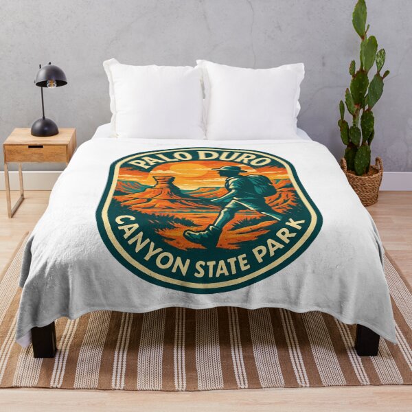 Item preview, Palo Duro Canyon State Park Hiking Sunset Scene Texas designed and sold by Aryabek.