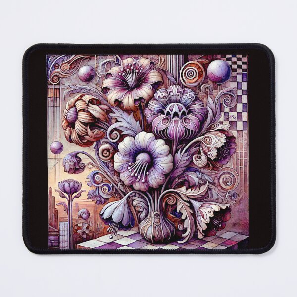 Item preview, Flowers, pixels and lilacs#5 designed and sold by Helios Be. Lavsh.