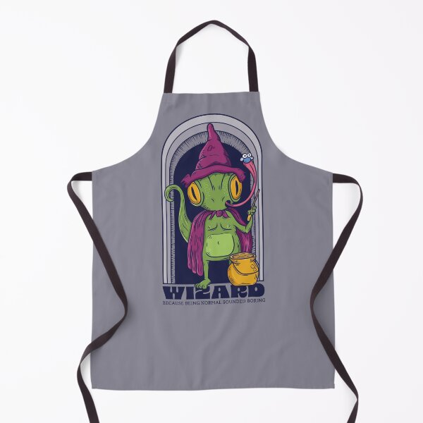 Item preview, Geeky Wizard Lizard in Purple Cape designed and sold by Maud Tee Art.