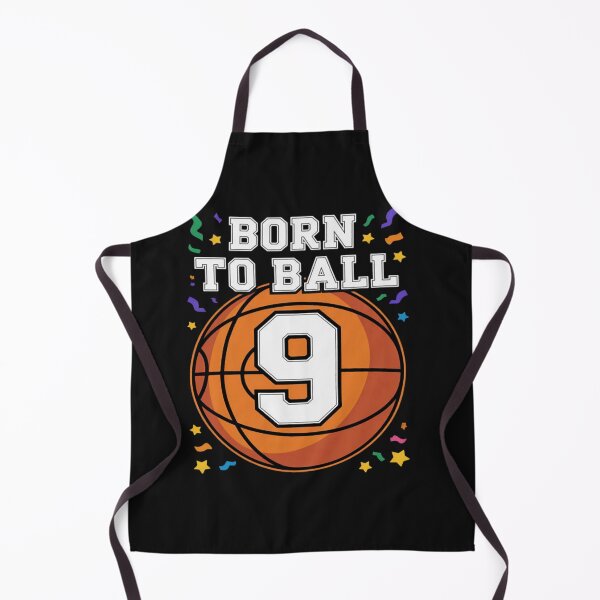 Item preview, Born To Basketball 9th Birthday Nine designed and sold by CraftyCuttable.