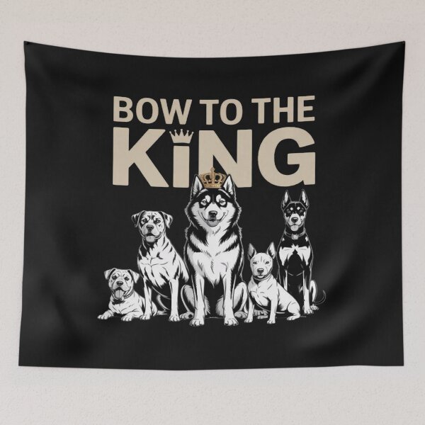 Item preview, Bow to the King – Alpha Dog Respect  designed and sold by CraftyCuttable.