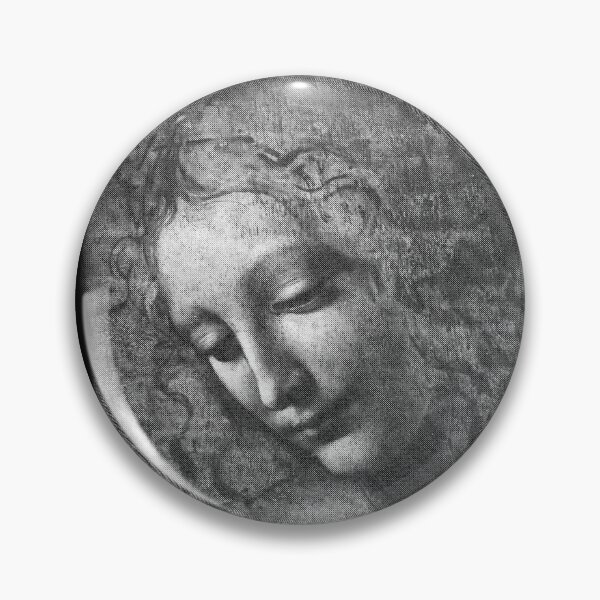 Item preview,  La Scapigliata - Leonardo da Vinci's Enigmatic Renaissance Beauty: Timeless Portrait of Grace and Mystery  White Version designed and sold by pelagio.