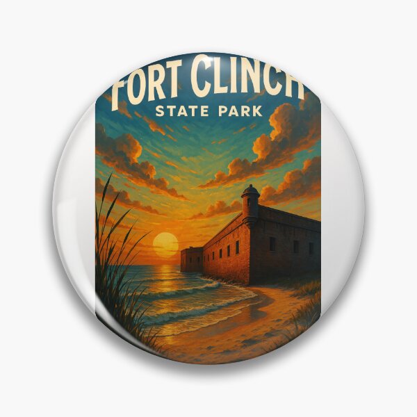 Item preview, Fort Clinch State Park Sunset Beach View Florida designed and sold by Places On Earth.