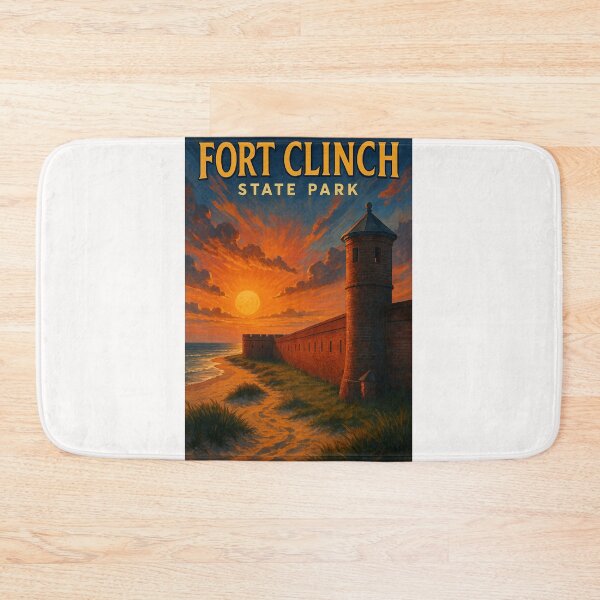 Item preview, Fort Clinch State Park Watchtower Sunset View Florida designed and sold by Places On Earth.