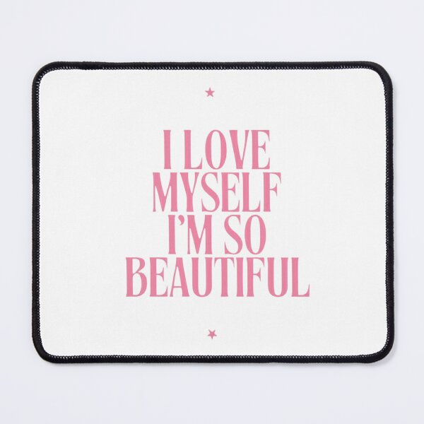 Item preview, Trendy Pink Aesthetic Self-Love Quote Print designed and sold by Kitty Kat.