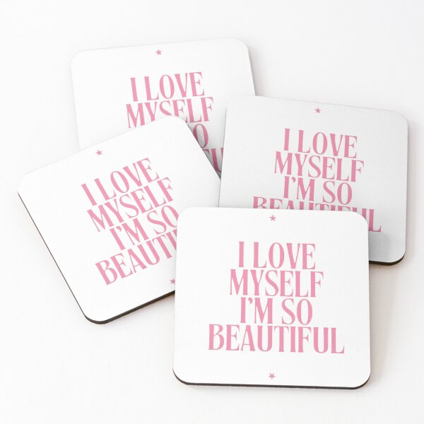 Item preview, Trendy Pink Aesthetic Self-Love Quote Print designed and sold by Kitty Kat.