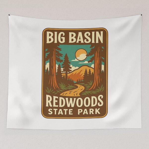 Item preview, Big Basin Redwoods State Park Scenic Path California designed and sold by Places On Earth.